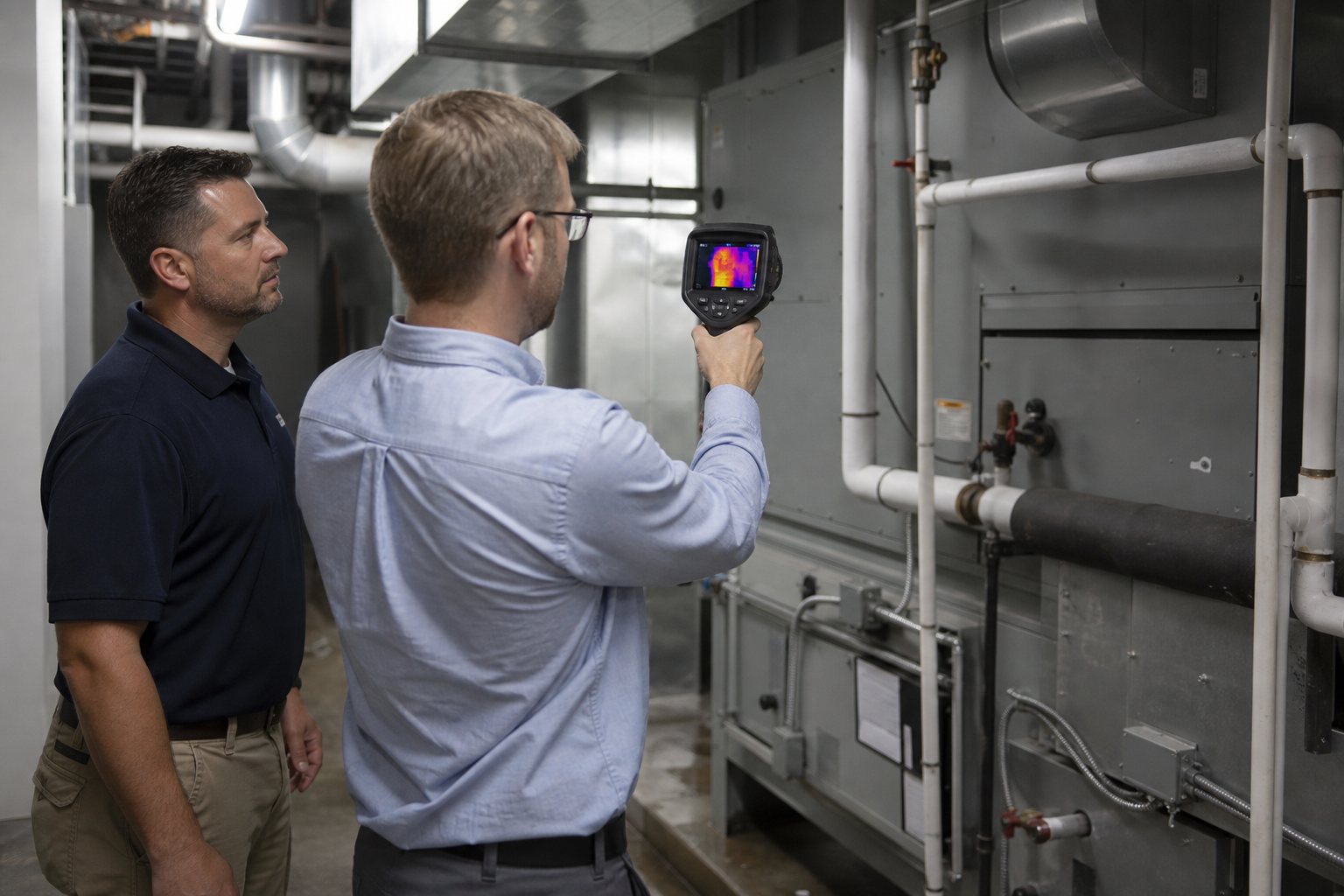 Illustrative view related to energy efficiency specialist work